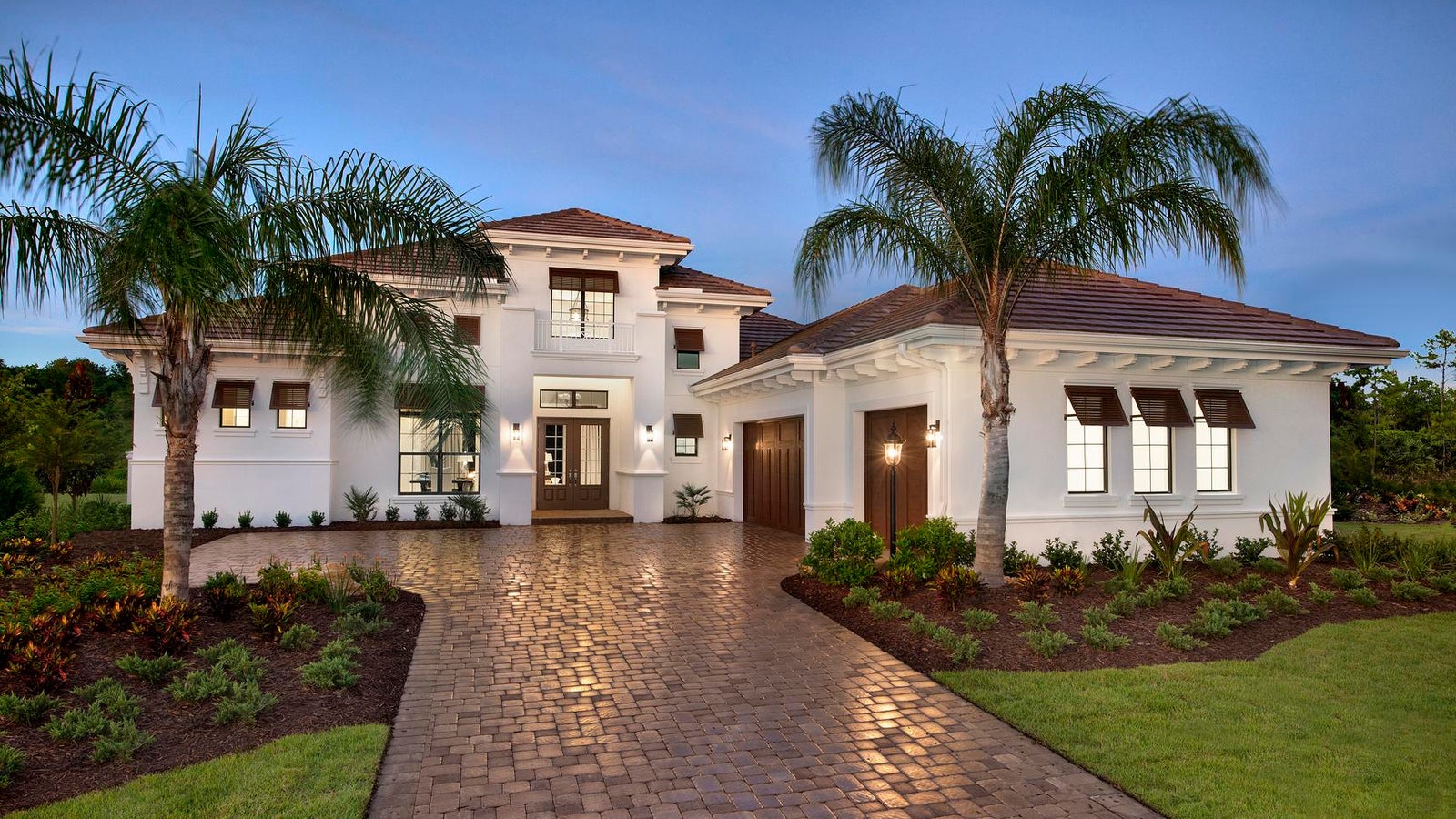 The Gardenia II at Country Club East in Lakewood Ranch Florida (Elevation A)
